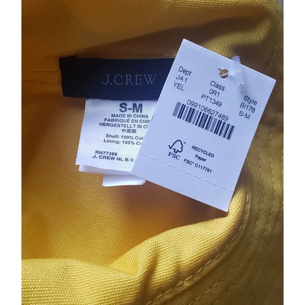 4. J.Crew Reversible bucket hat in Ratti® golden paisley